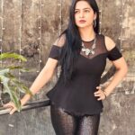 Madhumitha Instagram - 🖤 nothing can beat a #blackoutfit #statementjewelry #sivamadhu