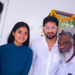 Madhumitha Instagram – தமிழ் புத்தாண்டு நல்வாழ்த்துகள் 💐👍🏼 Happy Tamil New Year! Cheers to new beginnings 🤩🙏🏼

Happy to meet you all on this amazing day! With @mithun_actor_official @madhumitha_illayaraja @karthickvasu_official & Anand sir 😍🙌🏼

#tamilnewyear #newbeginnings #auspicious #pooja #bestwishes