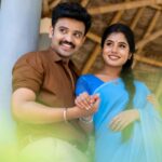 Madhumitha Instagram - அழகைச் சுமந்து வரும் அழகரசி !!! #anchor#actor#azhar#madhumithaillayaraja#recreating#kamal#seetha Clicks : @didit.clickyourmoments