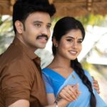 Madhumitha Instagram - அழகைச் சுமந்து வரும் அழகரசி !!! #anchor#actor#azhar#madhumithaillayaraja#recreating#kamal#seetha Clicks : @didit.clickyourmoments