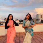 Madhumitha Instagram – With akka 🤗😘