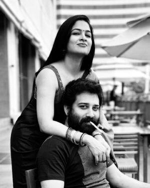 Madhumitha Instagram - 🖤 #sivamadhu #couplegoals #lovers #husbandandwife #blessed #soulmates