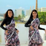 Madhumitha Instagram - One more one Saree : @selaiyum_ravikaiyum @madhumitha_illayaraja @fave.images