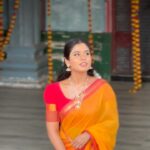 Madhumitha Instagram - Saree frm : @trendies_attire thank you so much for your beautiful saree .. 😍🥰