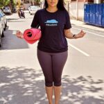 Madhuri Braganza Instagram – Post yoga meditation feels.🧘‍♀️😌 
.
.
Thanks for the picture @v_need_music
#tshirtreference #irrelevant #irrelephant #poserforlife #peace #postmeditation #postyogafeels #acceptance #happypridemonth #itsallirrelevant #feelitpostit #kbye