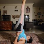 Madhuri Braganza Instagram – Yoga breaks mental barriers, more than physical ones for me.🙃 
Just you go and try it okay thanks.
Happy International Yoga Day!❤️
Thank you @vishwabhaavniyoga for your patience and guidance. I enjoy every moment!🥺
.
.
#newskills #newartforms #internationalyogaday #yogaday #yoga #yogalove #nofear #asanas #poserforlife #butinadifferentway