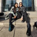 Madhuri Braganza Instagram – A lot can happen in between shots.😁🎬 More exciting than the footage itself sometimes.🙃 
#behindthescenes #bts #londontimes #onset #spray #kollywood