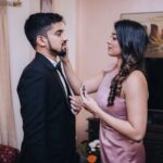 Madhuri Braganza Instagram - Moments before the 'naturally handsome but fun to conceal' @lalitbrag got married!💕🥹 . . Photo credit @bev_escapades & @claudeloren #siblinglove #bestguy #emo #bridesmaid #prewedding #brotherlylove #makeup #weddingmakeup #weddingconcealing