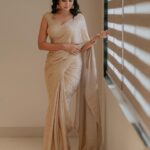 Madhuri Jain Instagram – Happiest when i am doing what I LOVE and I LOVE what I’m doing 🤍 

Grateful 😇 

📸 : @signature_moments 
MUA: @scarlet_makeup_artisty 
Styling: @hannah.glory 
Designer : @niga_designers