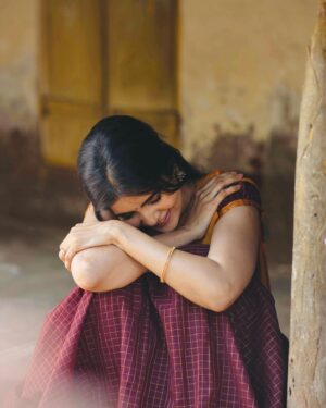 Madhuri Jain Instagram - So much more was said in the unsaid .

📸: @bharanikumar_
💄: @makeupby_kiruthiga
Stylist: @stay__slay
Costume: @mabia_mb @ivalinmabia 

Assisted by @spoo_ky97 and @bharathkumar.m.s