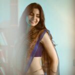 Madhuri Jain Instagram - Say it all with your eyes 🤍✨🦋 📸: @navin_prasathh Saree : @tribanga_india