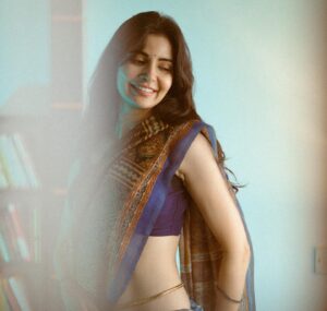 Madhuri Jain Instagram - Say it all with your eyes 🤍✨🦋

📸: @navin_prasathh 
Saree : @tribanga_india