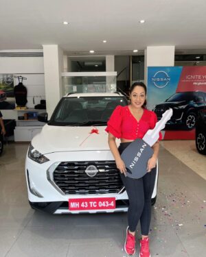 Madhusree Sharma Instagram - Words can’t describe exactly my love for this Car 🚘 #mynewcar #mynewfamilymember❤️ 
Thank You God #lovemaapapa❤️ #blessed😇🙏