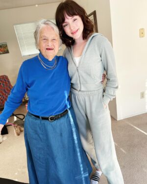 Madison Davenport Instagram - #womancrushwednesday goes out to my 98 year old ✨Great✨ aunt Jean.

She was a chorus girl in traveling commercials during the 40s. She was an incredible singer, dancer and the original boss ass bitch(her own words). She bucked the social norms of her time and truly lived as an independent woman going after her dreams and not letting society box her into the role of “perfect woman”. She’s told me many stories of her adventures in Japan and the experience of being able to buy her mother a house at 35years old. 
She met her husband Bill when she was 40 years old and they built the house that she still lives in to this day 40 years ago.
When I asked her if she had any advice for us youngins, she said,”Stop giving a rats ass what other people think or expect of you. People will always have opinions about what you should be doing… but they’re dead and gone and I have no regrets. Live the life that makes you happy and enjoy every second. Life is long… but boy does it feel like a blink of your eyes.”
She has no regrets and only wishes that she could’ve danced with Bill cheek to cheek for the first time over and over again. 
#queen #goddess #multigenerational 

What’s the best peace of wisdom you’ve received?