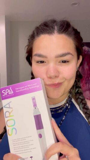 Madison De La Garza Instagram - Hi friends! I’m going to show y’all how to use the Sora 3-Speed Needling Pen by Spa Sciences bc I am BLOWN AWAY by the results. It comes with micro and nano needling cartridges (I used micro bc of my skin type) that create nano/micro channels in the skin for better product absorption. I’m not exaggerating when I say my skin hasn’t felt this great since my last facial! @spasciences #spasciences #spasciencespartner #bringthespahome