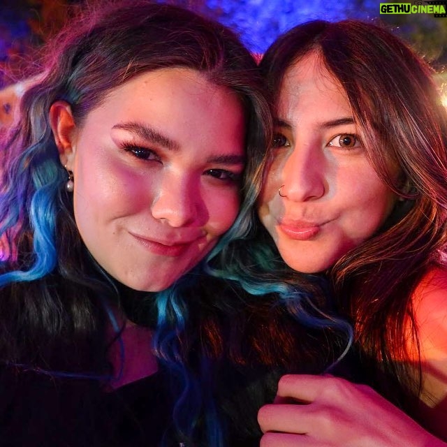 Madison De La Garza Instagram - here’s me eating cotton candy twice the size of my head :)