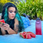 Madison De La Garza Instagram - taking a hydration break with #mannahydration 💖 @mannahydration #ad