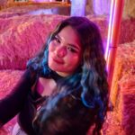 Madison De La Garza Instagram – 💜🖤💙