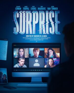 Madison De La Garza Instagram - They know something Zoe doesn't...

9am EST. Saturday 1st April. Head to my YouTube channel for a SURPRISE!

#SurpriseShortFilm

Directed by: Me ! 💙
Written & Produced by: @maxmarlow

Ben: @zachcowman
Zoe: @laureltoupal
Anna: @paigemadisonevans
Yasmin: @inkamagnaye
Sammy: @jason_on_comms

Editor: @samhodgeeditor
Graphics: @becci_fiddes
Re-Recording Mixer: @george_elliott6
Sound Editors: @howsthetranquillity @zaraweltman.sound

Production Company: @amarlowsproduction
Poster Design: @robynivydesign
