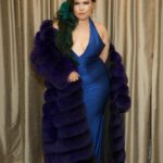 Madison De La Garza Instagram - Missing last weekend… 🖤 . Photos by @tvshotya Coat @danielsleather Hair @drybar @fernandovalenciablowbarmant PR @knproductionsmg @iamkimberlynoel Dress @jessicaangelcollection