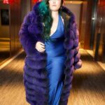 Madison De La Garza Instagram - Missing last weekend… 🖤 . Photos by @tvshotya Coat @danielsleather Hair @drybar @fernandovalenciablowbarmant PR @knproductionsmg @iamkimberlynoel Dress @jessicaangelcollection