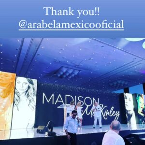 Madison McKinley Instagram - Perfume coming soon!!! 💕 @arabelamexicooficial @arabelacentroamerica @arabelapanamaoficial