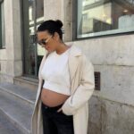 Mafalda Castro Instagram - Eu antes de engravidar: “não vou ser daquelas grávidas que anda sempre de barriga de fora” Eu grávida: