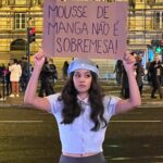 Mafalda Creative Instagram – Fui para a rua protestar 🥭😂