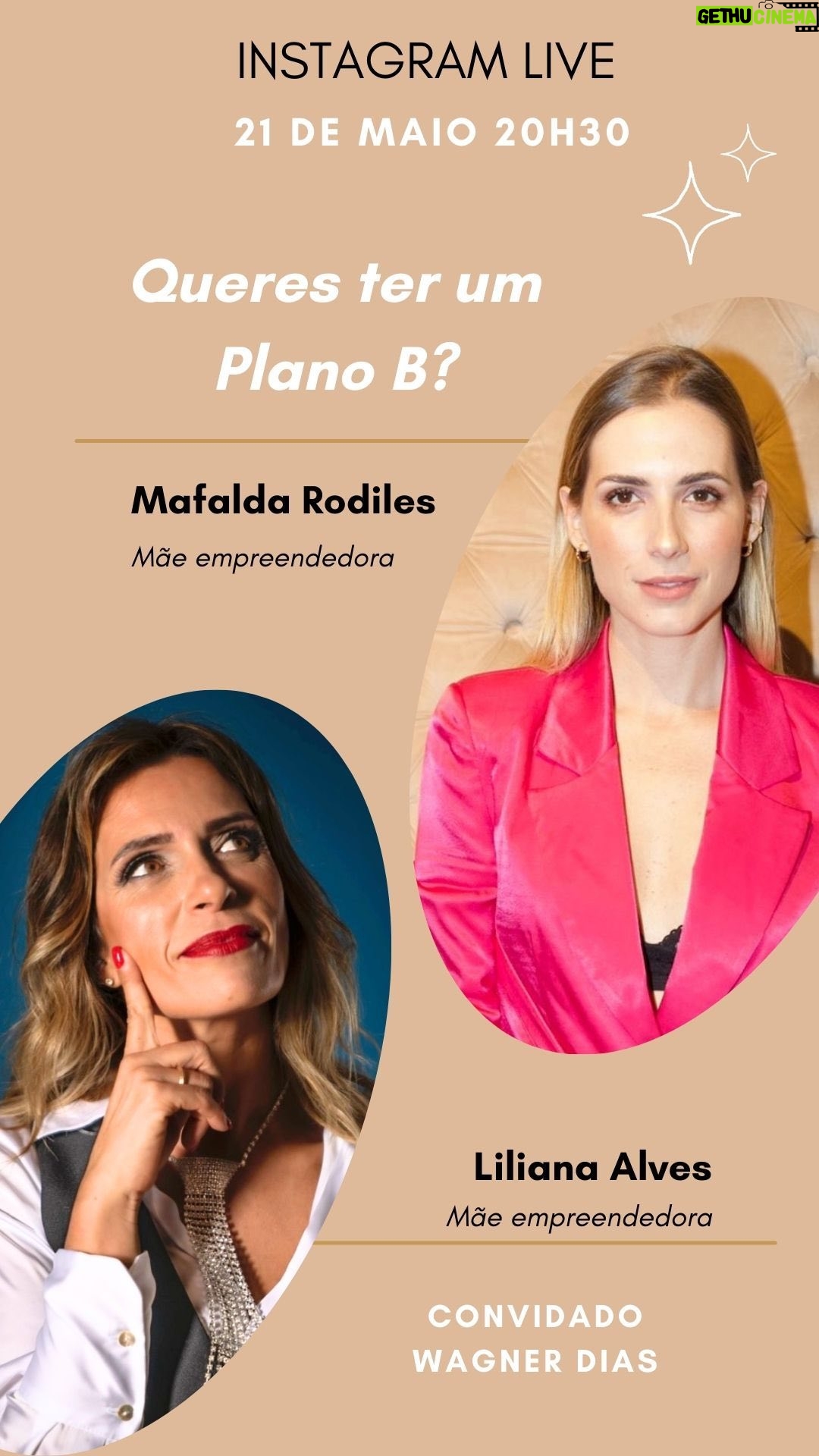 Mafalda Rodiles Instagram - Mais uma live incrível com a minha @lily.pt onde falámos sobre o nosso Plano B! E ainda tivémos a presença do querido @wagnerdiaspalestrante !! E se quiserem vir ao evento de sábado enviem-me mensagem !! Vai ser top!