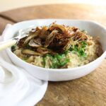 Maggie Beer Instagram - As the weather begins to cool, we cast our eyes over to dishes that are more hearty and warming. This recipe for Mushroom Risotto is a great dish for mushroom lovers, featuring oyster mushrooms, enoki mushrooms, and portobello mushrooms. View this recipe via the link in our bio. #makeitamaggiemoment #risotto