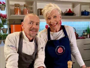 Maggie Beer Instagram - On this day in 2006, the first ever episode of The Cook and the Chef aired on ABC, creating a famous partnership between Maggie and Simon Bryant that would embody and celebrate the joy of cooking. It is a friendship that continues to this day, with Simon being an amazing supporter of Maggie's efforts with The Maggie Beer Foundation.

We hope that this anniversary sparks wonderful memories of your own culinary journey, that we have been honoured to be a part of. 

#thecookandthechef #happyanniversary