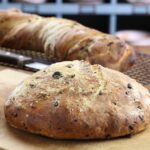 Maggie Beer Instagram - Is there anything better than the smell of freshly baked bread, still hot from the oven? Celebrate Homemade Bread Day by baking Maggie's delicious Olive Bread. Discover the recipe via the link in our bio. What is your go-to bread to bake at home?