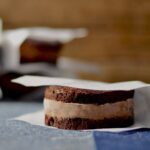 Maggie Beer Instagram - Visit your own personal chocolate heaven or spoil your Valentine with our recipe for deliciously decadent Dark Chocolate Brownie Ice Cream Sandwiches. Made with Maggie Beer's sinfully rich and creamy Chocolate & Salted Caramel Ice Cream, you'll fall in love with every bite. View this recipe via the link in our bio. Pick up a tub of Maggie Beer Chocolate & Salted Caramel Ice Cream in select Woolworths, Coles & leading independent supermarkets.