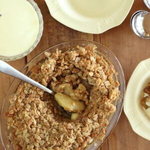 Maggie Beer Instagram - Celebrate the start of the new season by exploring our cornucopia of Autumnal recipes, showcasing the beauty of seasonal produce in Australia. 

View our Autumn recipes via the link in our bio.

Pictured:
- Baked Pear Salad with Belly Bacon & Walnuts 
- Braised Lamb Shanks with Tomato, Olive, Rocket & Basil Sugo
- Apple Crumble 

#helloautumn #recipes