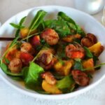 Maggie Beer Instagram - Moreish salads are a perfect light lunch or dinner during a scorching Australian summer, especially when partnered with beautifully fresh, local seafood. Which of these two salads would you choose to eat? 1: Pan Fried Scallops and Peach Salad 2: Prawn, Feta and Watermelon Salad View the recipes for these sensational summer salads via the link in our bio.