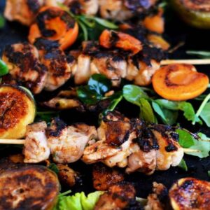 Maggie Beer Instagram - If you're entertaining this summer, try a simple yet flavourful dish of Fig, Apricot and Honey Chicken Skewers. 

View this recipe via the link in our bio.