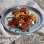 Maggie Beer Instagram - Moreish salads are a perfect light lunch or dinner during a scorching Australian summer, especially when partnered with beautifully fresh, local seafood. Which of these two salads would you choose to eat? 1: Pan Fried Scallops and Peach Salad 2: Prawn, Feta and Watermelon Salad View the recipes for these sensational summer salads via the link in our bio.