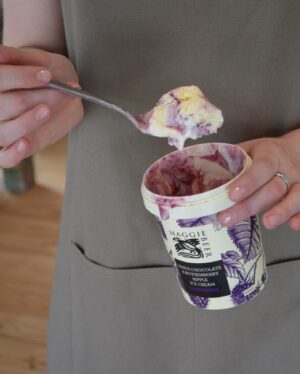 Maggie Beer Instagram - As the weather begins to sway into the first bursts of heat, our minds turn towards ice cream...naturally.

Find Maggie Beer's range of Ice Cream in select Woolworths across NSW, VIC and QLD, as well as in independent supermarkets across Australia; like this deliciously fruity White Chocolate & Boysenberry Ripple Ice Cream. No bowl necessary.