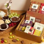 Maggie Beer Instagram - Celebrate a love of all things chocolate with family and friends this Easter with a decadent chocolate hamper from Maggie Beer. Featuring Belgian Milk Chocolate Easter Eggs and Maggie's ultra indulgent Quince Paste with Cherry & Dark Chocolate Topping, send it to a loved one to open and share on the Easter long weekend. Shop this hamper today for $79 via the link in our bio. Or, pick up a Maggie Beer Quince Paste with Cherry & Dark Chocolate Topping at select Woolworths & independent supermarkets. #makeitamaggieeaster