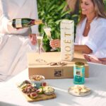 Maggie Beer Instagram - Full of decadent goodness, gift Mum a Maggie Beer Hamper this Mother's Day and watch her eyes fill with delight. Like this Sweet Celebrations with Moet Hamper, which contains 11 different treats including Lemon White Chocolate Almonds, Macadamia Shortbread Biscuits, Affogato Caramel, and a celebratory bottle of Moët & Chandon Impérial Brut NV 750mL. Shop today via the link in our bio and enjoy up to 20% off a selection of gift hampers & homewares. #makeitamaggiemothersday