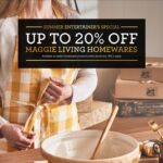 Maggie Beer Instagram - Whether you are entertaining, creating your own home-cooked treats or looking for the perfect gift, you'll fall in love with the timeless elegance & practicality of the Maggie Living Homewares range. Made with high quality materials such as French linen, durable brass, Italian olive wood and more, shop the Maggie Living Homewares range today via the link in our bio to enjoy up to 20% off *T&C's apply
