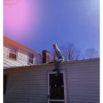 Maggie Geha Instagram - Roof werk, a higher calling 🔩☀️🌈