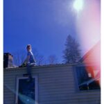 Maggie Geha Instagram - Roof werk, a higher calling 🔩☀️🌈