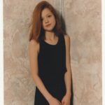 Maggie Geha Instagram - Mini me 🎞️ by my cool neighbor … Rebecca(?!) who was in photography school at the time and asked me to sit for her Rocking: Limited Too, GAP, Claire’s Plans later: Untangling landline cord in kitchen so I can call my bffl @jessica.jadwiga to talk crushes and circle things I wish I could buy in a Delia’s catalog. Building an obstacle course in the backyard with the neighborhood kids and then probably biking to Blockbuster to rent Titanic for the 7th time.