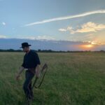 Maggie Grace Instagram – When your costar thinks he’s in a cologne ad #LonesomeCowboy #howthewestwasfun