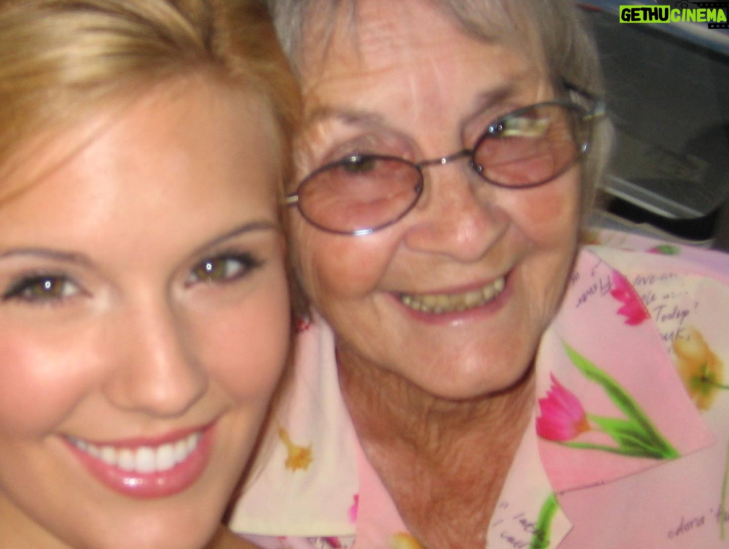 Maggie Grace Instagram - ❤️ I didn’t share the extra reasons why Grandma Tata’s 90th was such a special occasion. We feel like we were so blessed to have extra time with her. She grew up partially deaf in rural Ohio and I think navigating that challenge made her into the indomitable firecracker she was- all 4 feet 9” of her! So she was undaunted when diagnosed, at 59, with Stage 4 Ovarian Cancer and given months to live, at one point the family was told she wouldn’t make it through the night. But she battled it like a boss; she was given the @americancancersociety Courage award. When she recovered- her doctors readily used the word “miracle” - she volunteered for many years at the hospital where she was treated. When she got older, she still volunteered from home by hand-sewing thousands of personalized teddy bears she’d take to others battling the disease to cheer them on. We couldn’t be more grateful we still got to have her with us all this time. She said that during chemo she used to pray and meditate on getting to watch her grandchildren grow up. And she’s done so much more than that! To all those battling cancer, don’t give up hope, we are sending you love; I hope that someday, on your 90th birthday, your grandkids are in awe of your strength and determination. I was always in awe of her pluck- she had a very Midwestern kind of can-do cheerfulness in the midst of any storm. And she gave the best hugs. She passed away peacefully just before Thanksgiving, holding my mom’s hand. My family already misses her so; we will treasure all she taught us. ❤️