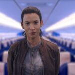 Maggie Grace Instagram – FEAR AIRLINES 😂🛫🧟‍♀️
#exitsmaybebehindyou 
#twdfamily