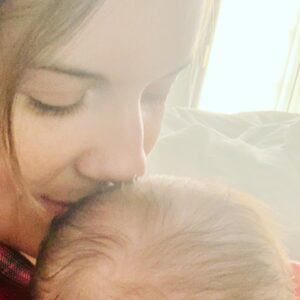 Maggie Grace Instagram - The BEST mornings! ☕️👶🏻🌞

 The shift to parenthood has been the most profound and beautiful experience of my life. 

2020 is a wild time to have a baby. We long to offer him a better, more compassionate world, and we want to equip him to make it better. Let’s elect leaders our kids can look up to. Please vote. 🤍#whatimvotingfor #whyivote #yourvotematters #votebymaskormail @joebiden @kamalaharris