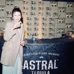 Maggie Gyllenhaal Instagram - #ad Celebrating Cinco de Mayo with @astraltequila (on the rocks w lime ;). Tequila that’s also sustainable. Astral’s leftover agave fibers are upcycled into adobe bricks that are used to construct homes and buildings in local communities in Mexico.