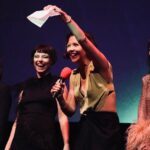 Maggie Gyllenhaal Instagram - Look how much fun we were having….introducing @thelostdaughterfilm at @londonfilmfestival Seeing some of my crew for the first time in a year @netflixfilm